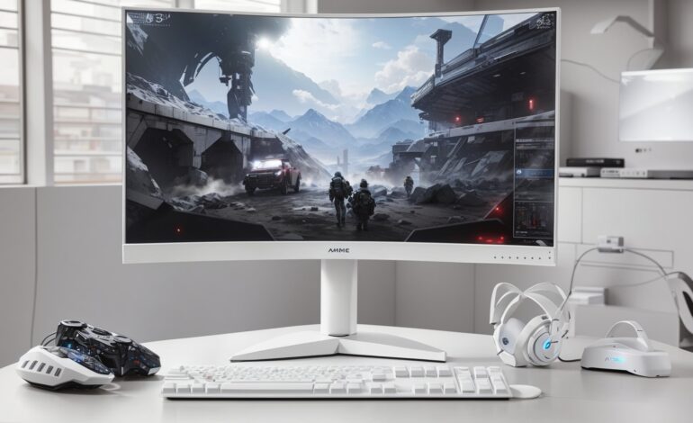 best white gaming monitor