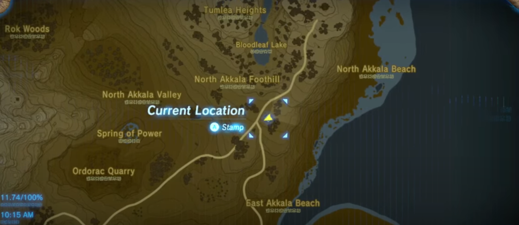Katosa Aug Shrine Map Location
