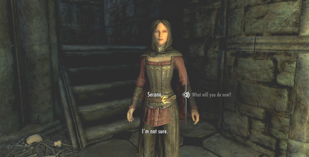 Serana in Skyrim Screenshot Image