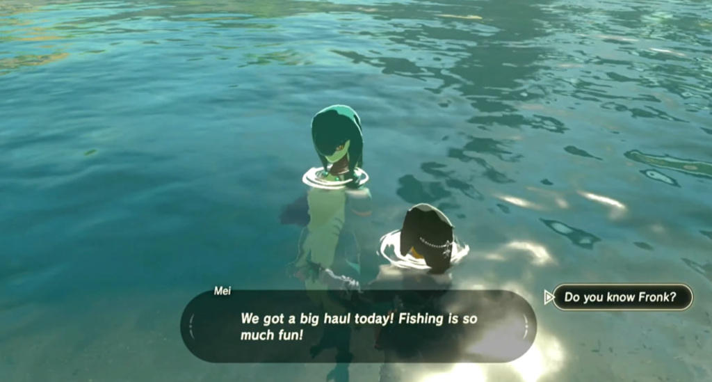 Finding Mei and completing "A Wife Washed Away" quest in BoTW