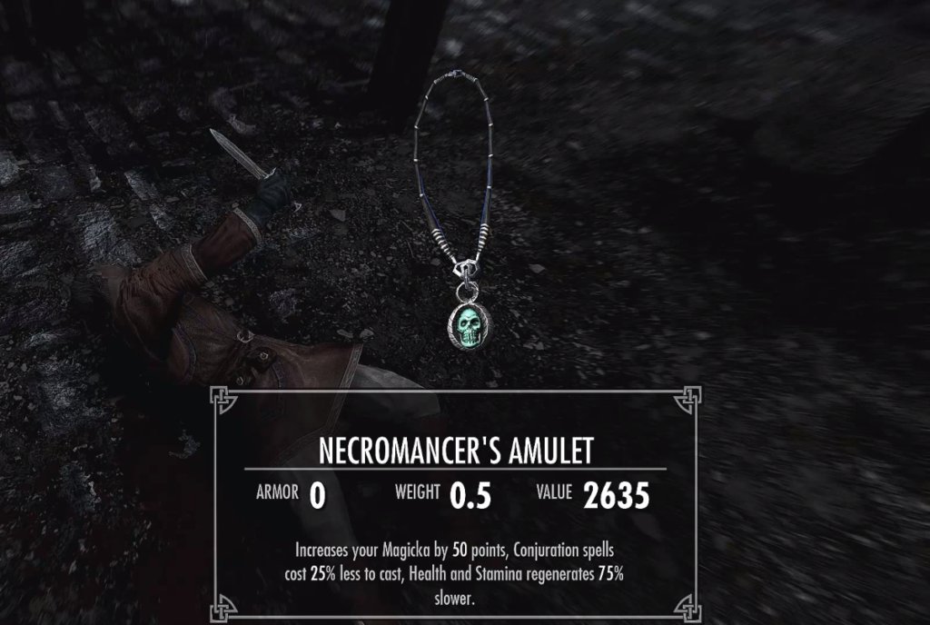 necromancer's amulet