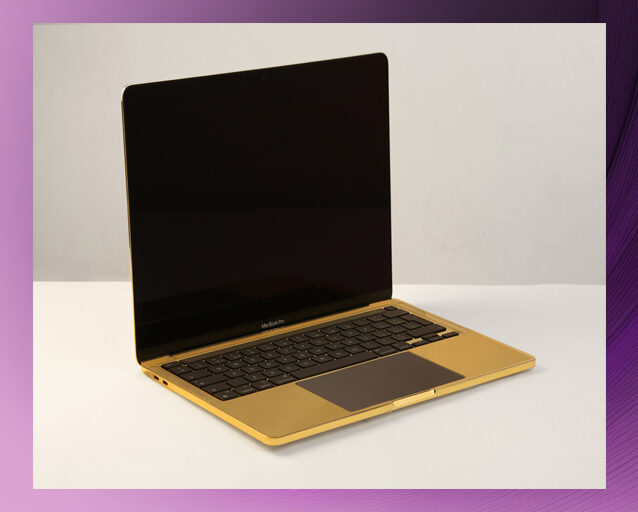 24k Gold MacBook- most expensive laptops
