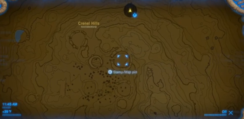 Namika Ozz Shrine Location BOTW Map