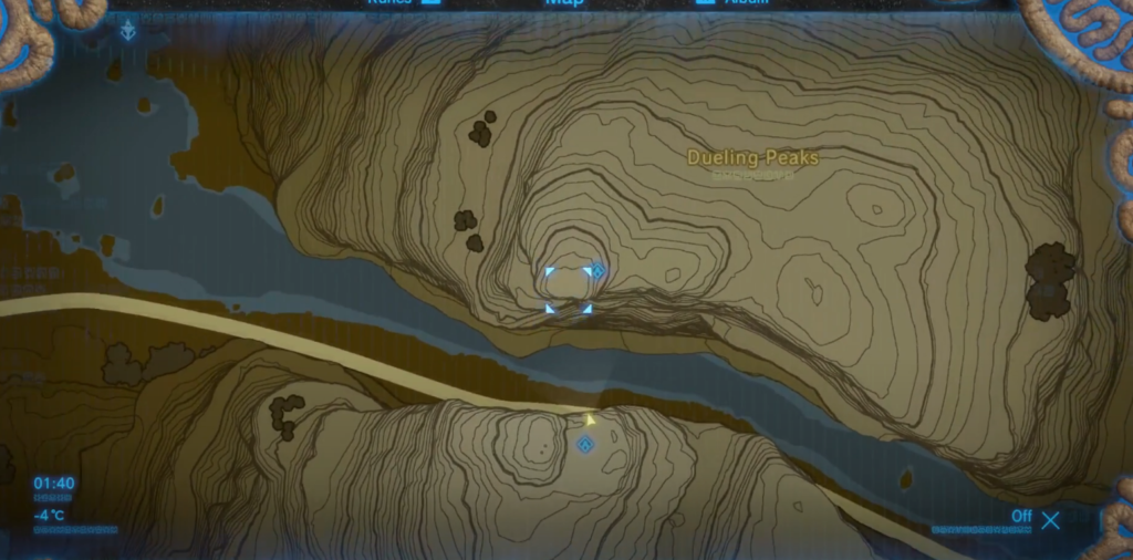 Shee Venath Shrine Map Location BOTW